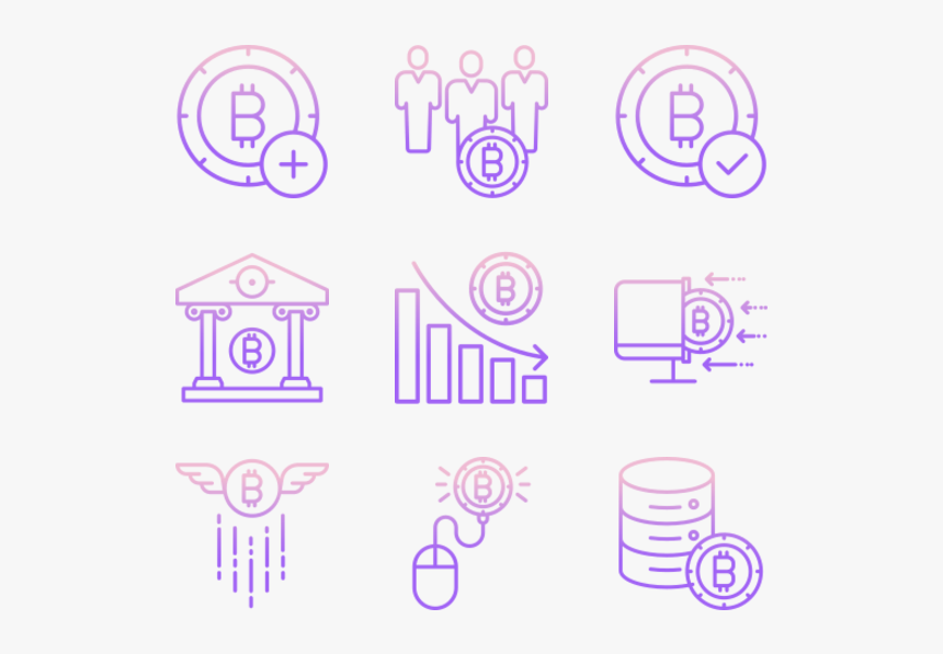 Bitcoins Cryptocurrency, HD Png Download