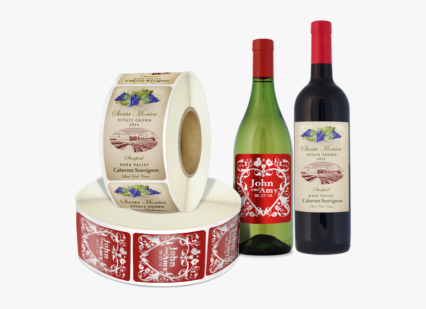 Sticker On Bottle Product, HD Png Download