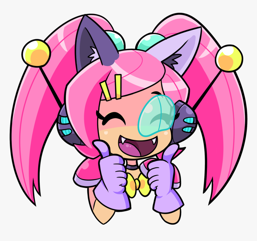 Character Cat Girl Without Salad, HD Png Download