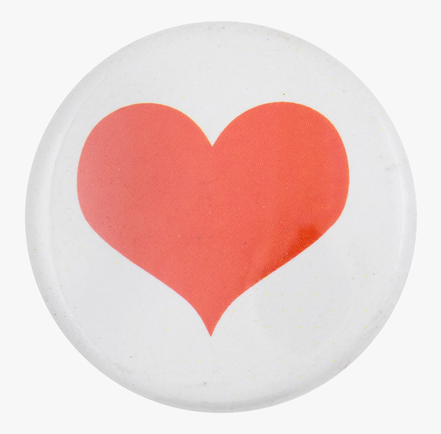 Small Red Heart Social Lubricator Button Museum - Heart, HD Png Download