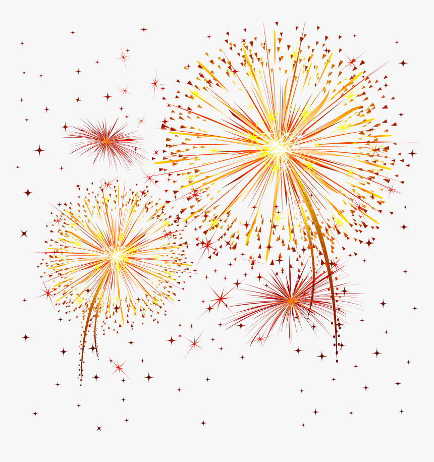 Transparent Background Fireworks Png, Png Download