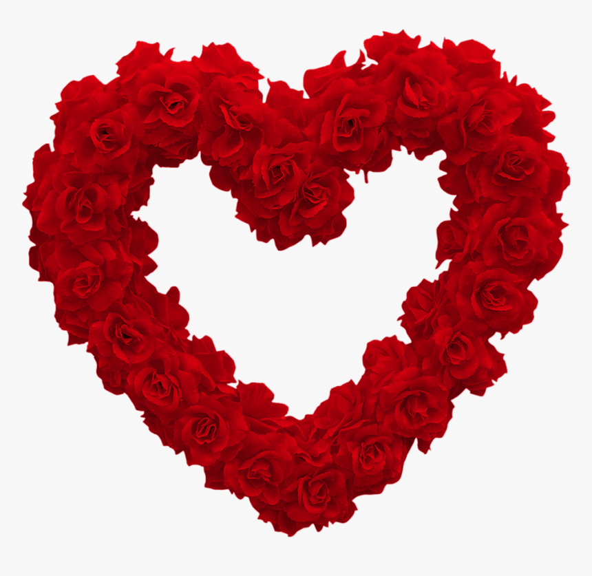 Heart Png - Heart Of Roses, Transparent Png