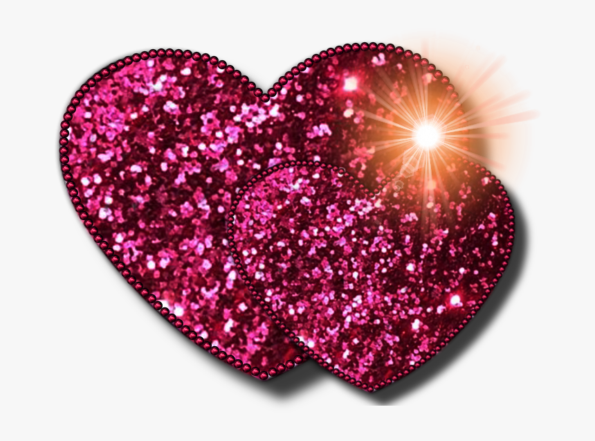 S Day,magenta,fashion Accessory - Heart Images With Glitter, HD Png Download
