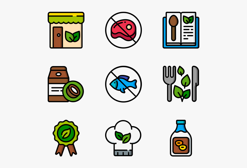 Vegan - All Icon Species On The Bottle, HD Png Download