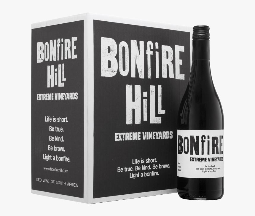 Bonfire Hill Extreme Vineyards Red Blend Case - Glass Bottle, HD Png Download