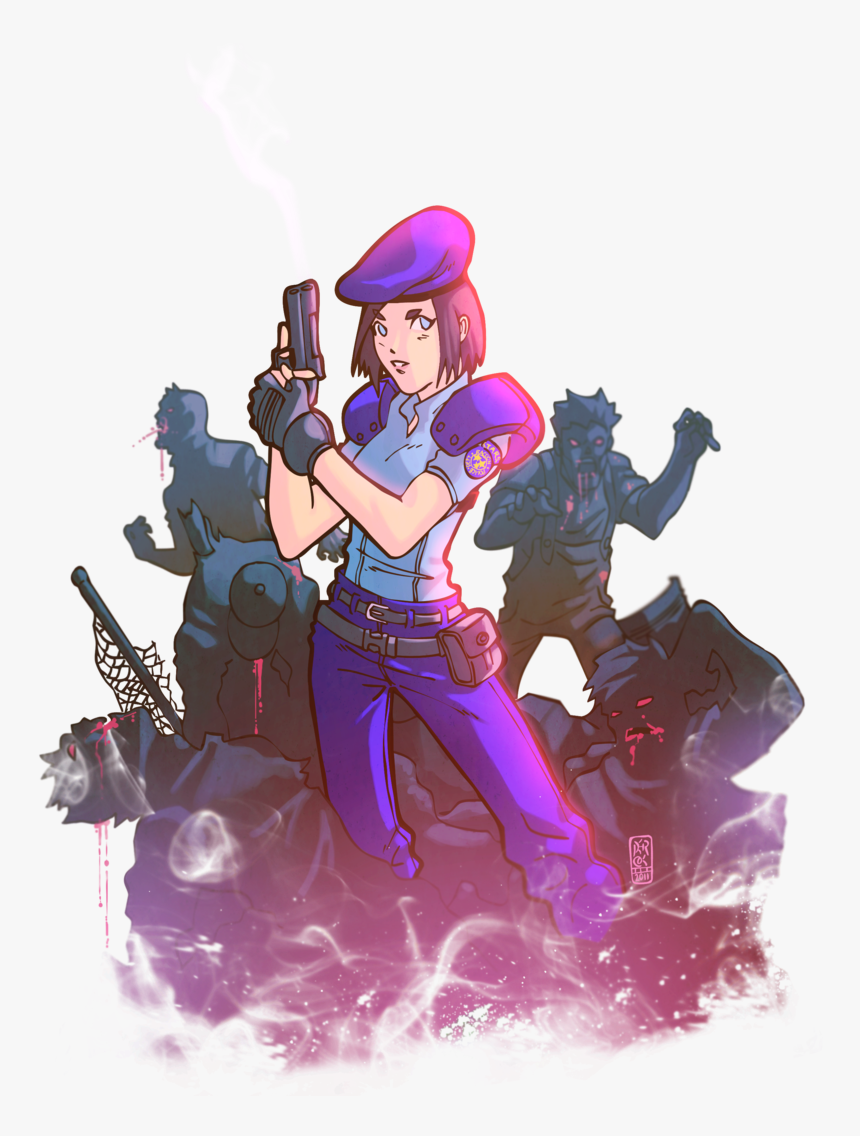 Resident Evil,игры,jill Valentine,resident Evil Персонажи,crusheily - Resident Evil Fan Art, HD Png Download