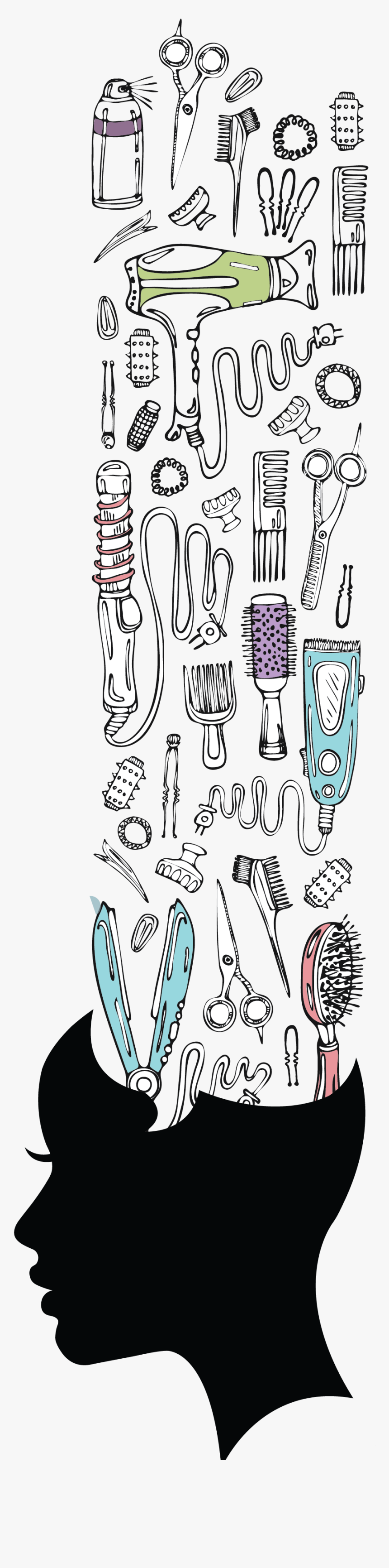 Cosmetology Drawing Cosmetologist, HD Png Download