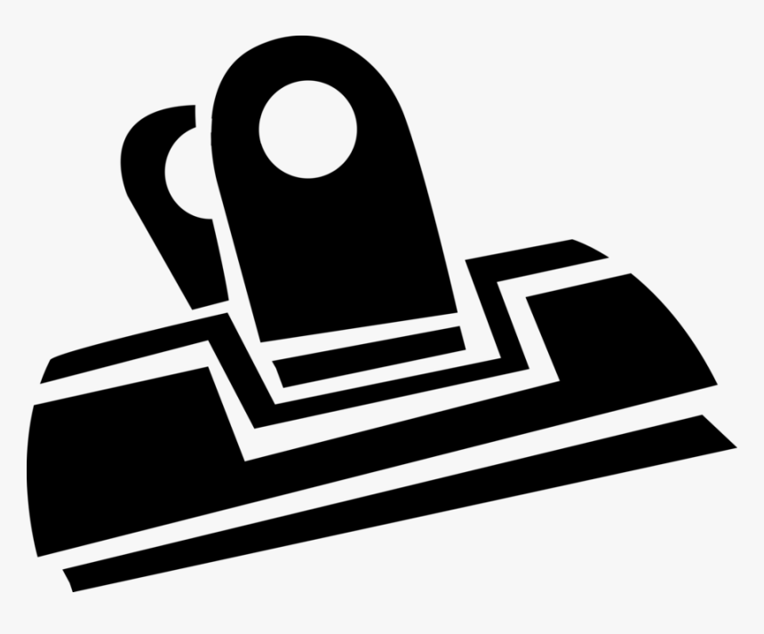 Vector Illustration Of Strong Metal Bulldog Binder, HD Png Download