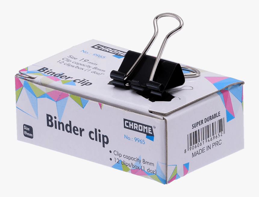 Chrome Binder Clips 25mm, HD Png Download