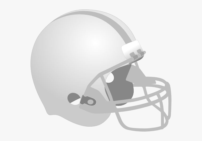 White Football Helmet Clip Art, HD Png Download