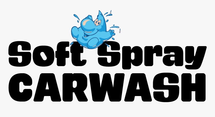 Soft Spray Car Wash - Cartoon, HD Png Download