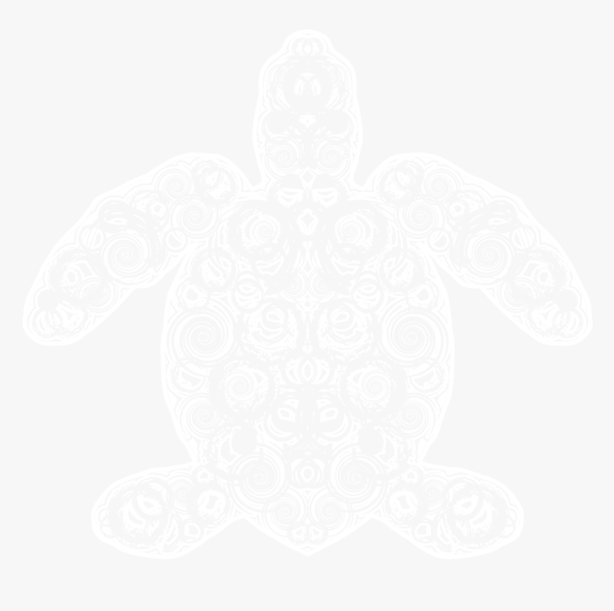 The Turtle Shape Is Filled With An Attractive Swirl - Hawksbill Sea Turtle, HD Png Download