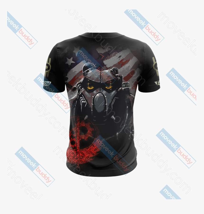 Fallout Brotherhood Of Steel New Unisex 3d T-shirt - Active Shirt, HD Png Download