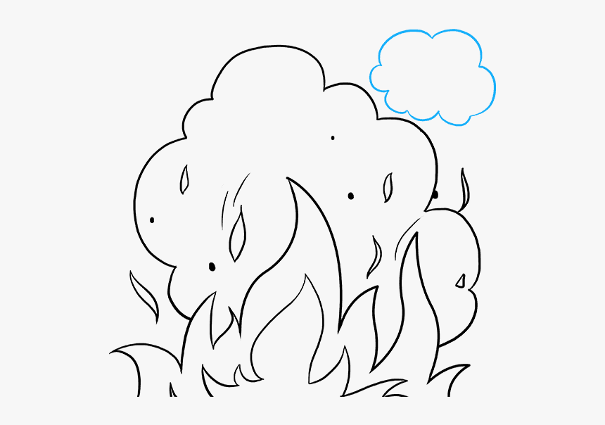 Easy Drawings Of Smoke, HD Png Download