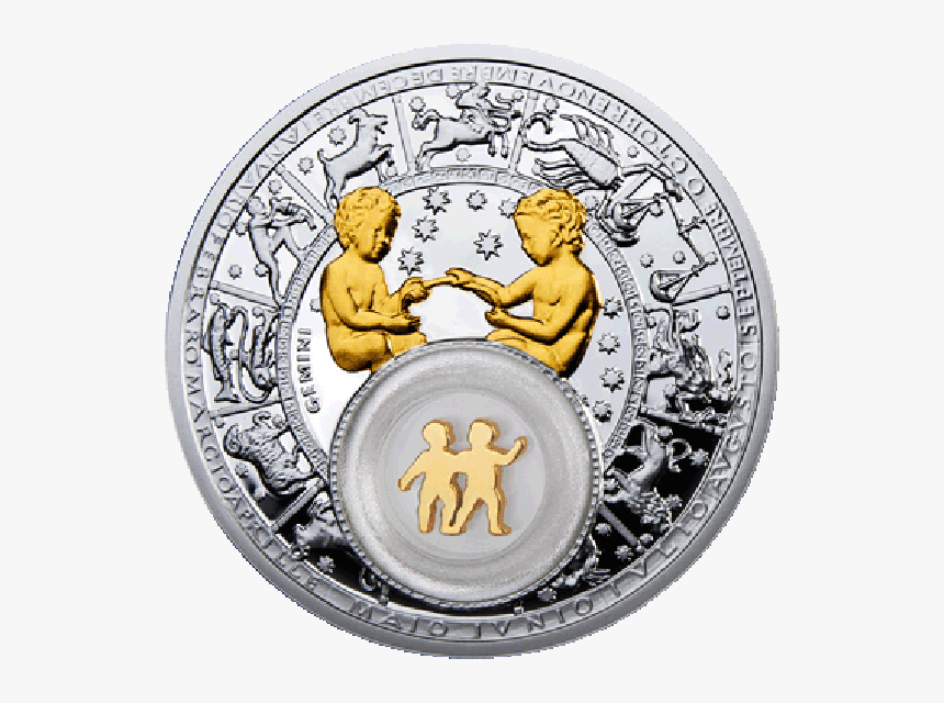 Belarus 2013 20 Rubles Gemini Belarus Zodiac 2013 Proof - Gemini, HD Png Download