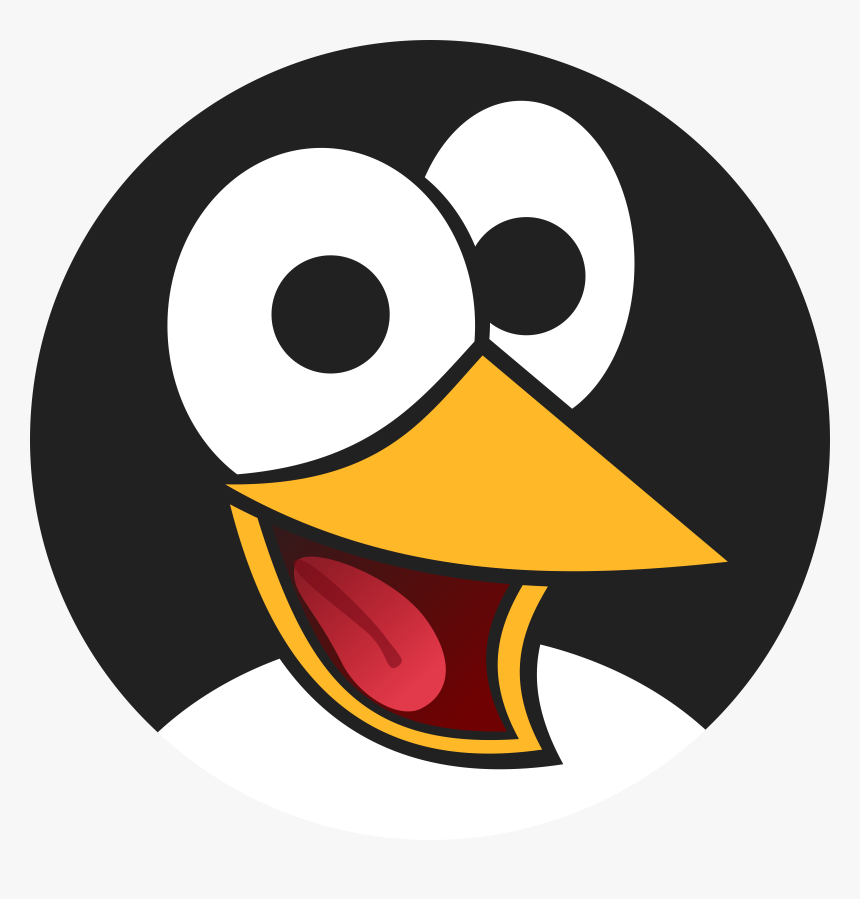 Happy Penguin Clip Arts - Penguin Face Cartoon, HD Png Download