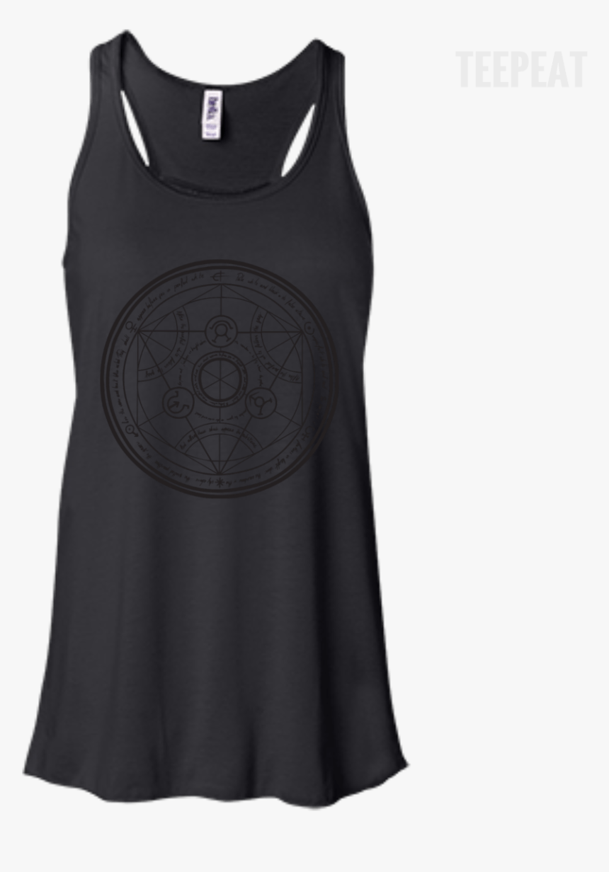 Full Metal Alchemist Transmutation Circle Ladies Tee - Rock Concert Tank Top, HD Png Download