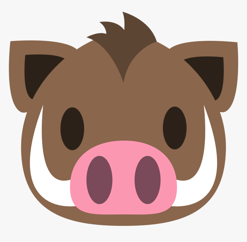 File - Emojione 1f417 - Svg - Emoji Boar, HD Png Download