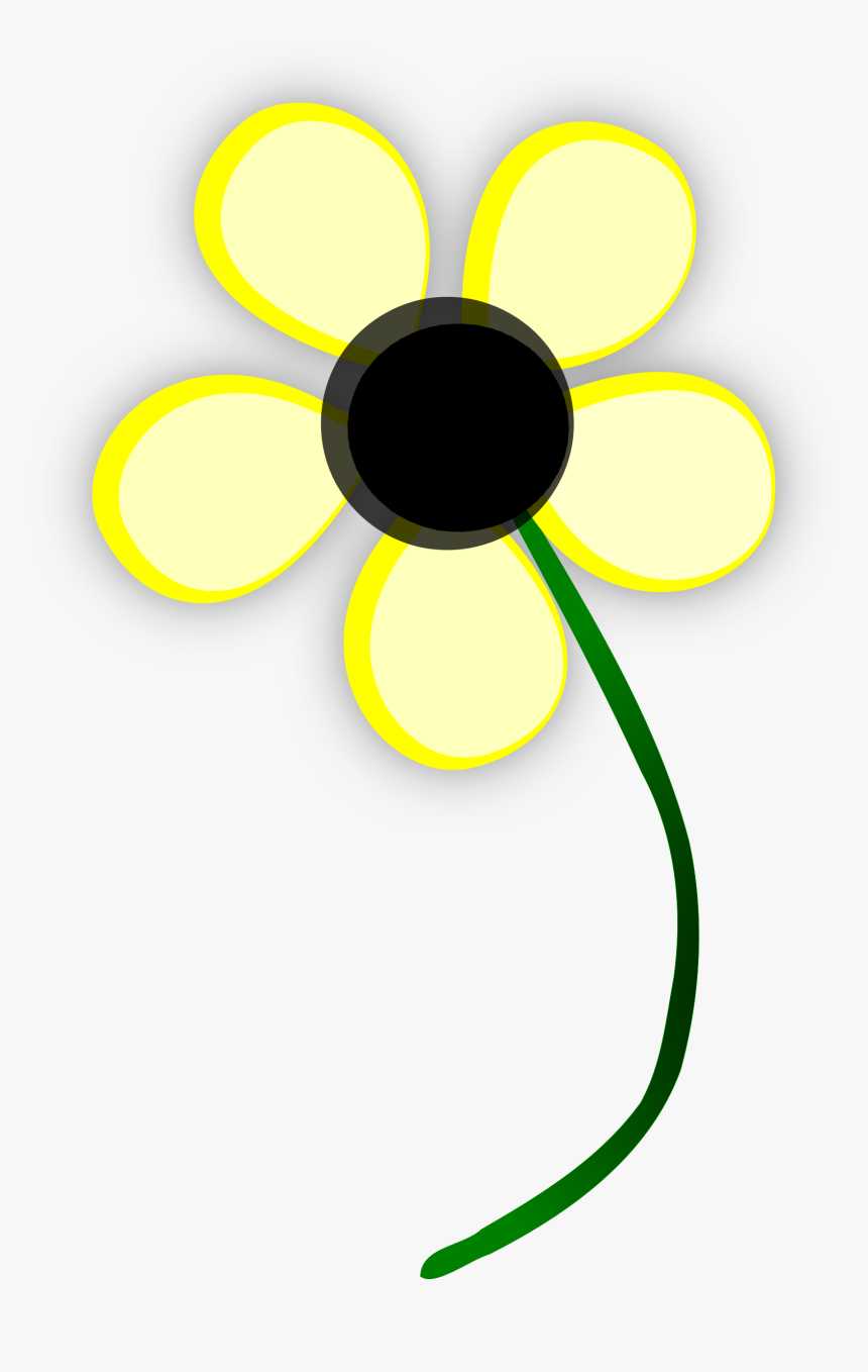 Yellow Daisy - Black-eyed Susan, HD Png Download