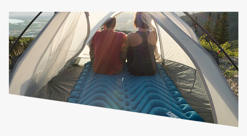 Transparent Person Sleeping Png - Klymit Double V Sleeping Pad, Png Download