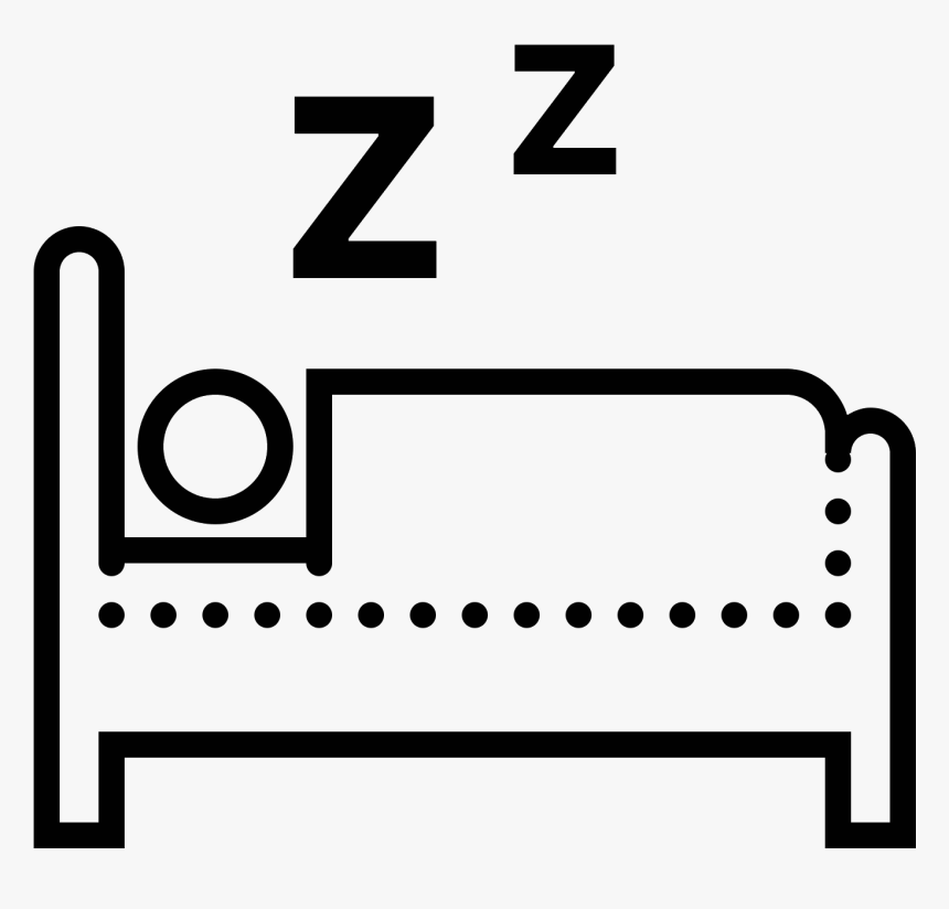 Seen From The Side, A Person Lying Down In Bed - Nurse Call Icon, HD Png Download