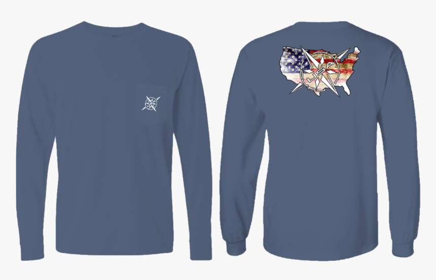 Long-sleeved T-shirt, HD Png Download