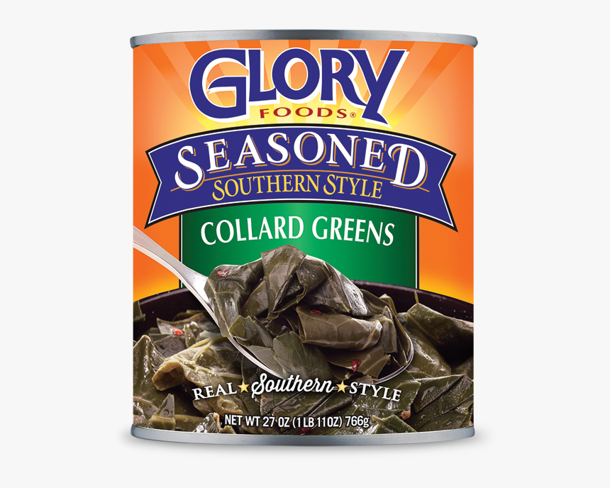 Seasoned Collard Greens - Glory Mustard Greens, HD Png Download