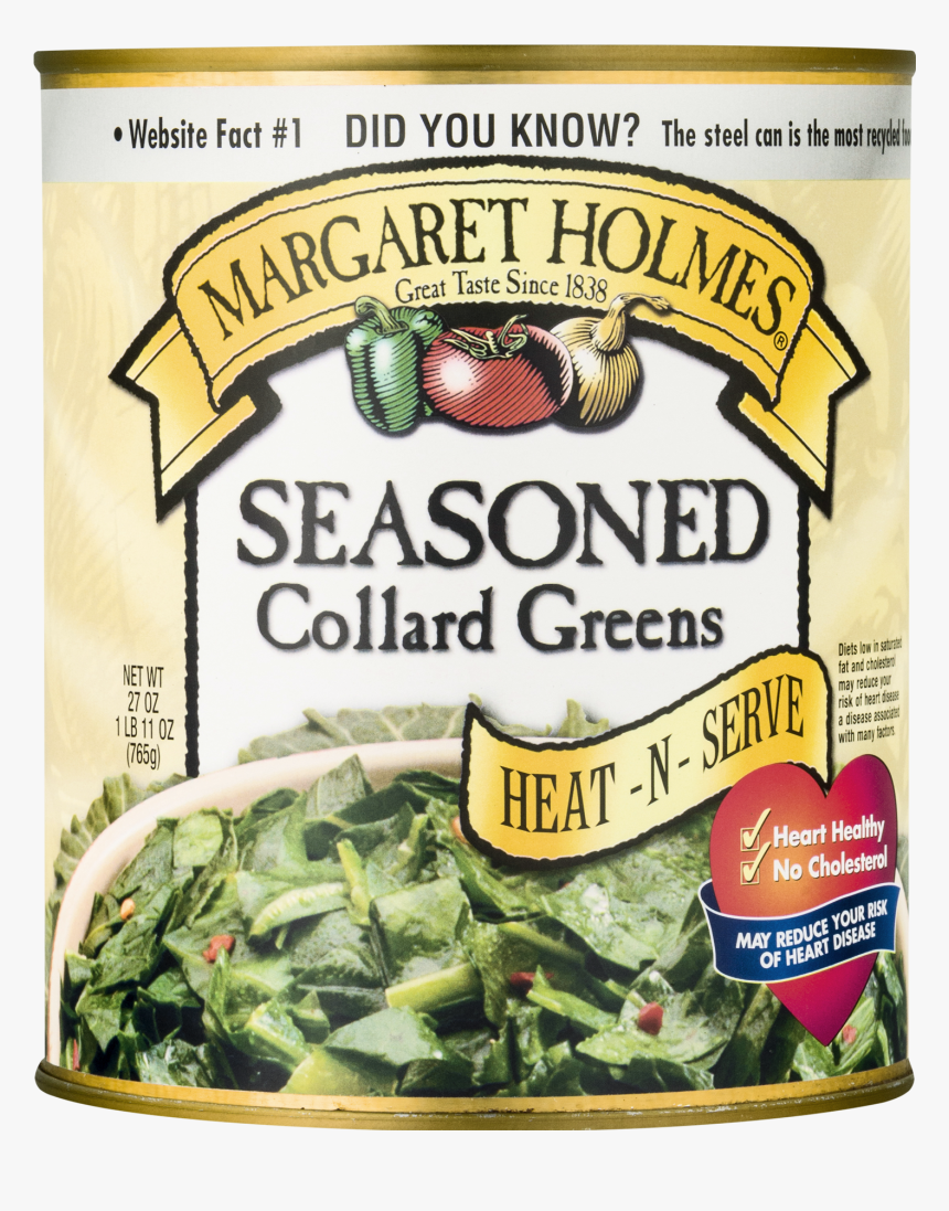 Margaret Holmes Seasoned Collard Greens, HD Png Download