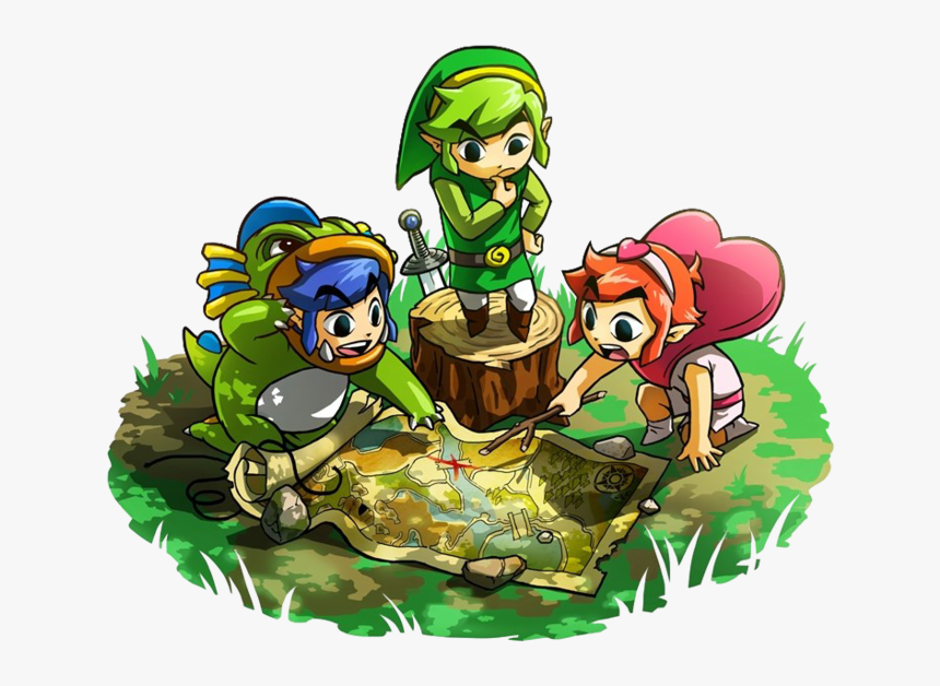 Zelda Triforce Heroes Poster, HD Png Download