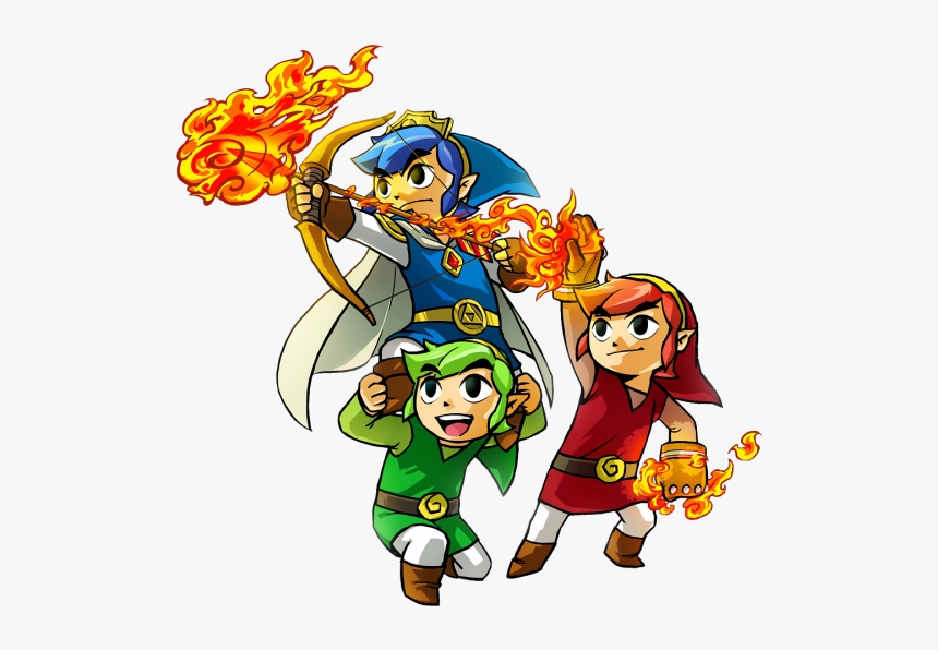 Four Swords Legend Of Zelda, HD Png Download