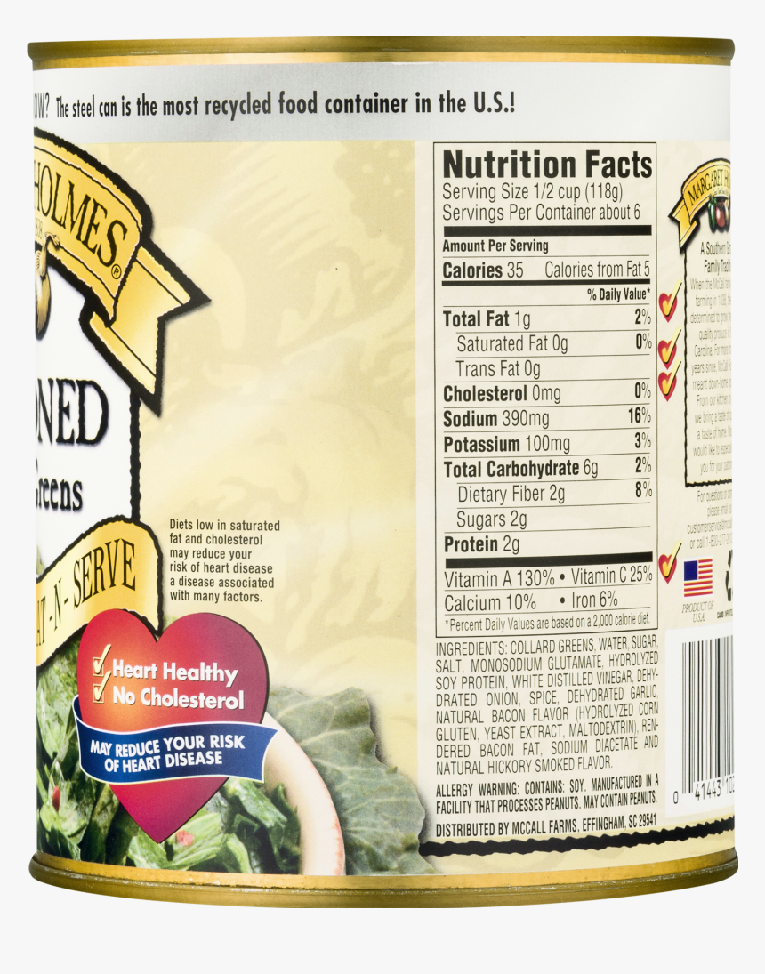 Canned Collard Greens Nutrition Facts Besto Blog