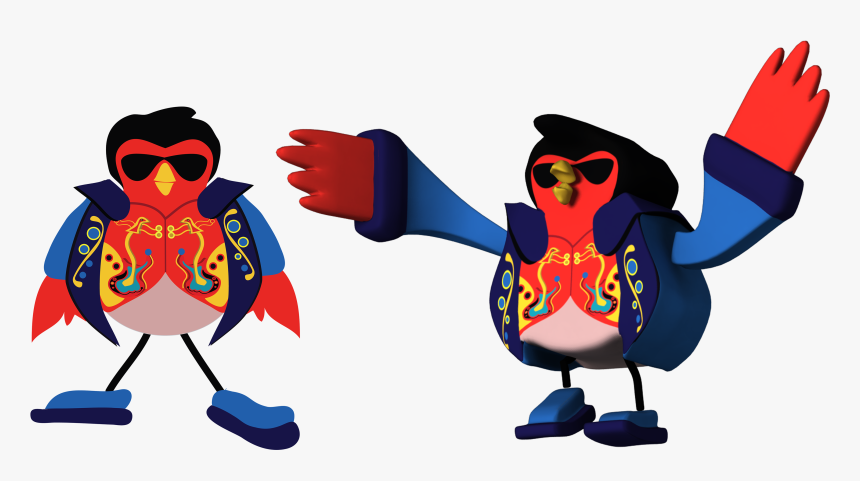 Kirsty Graham Rockin Robin - Rockin Robin Raven Cartoon, HD Png Download