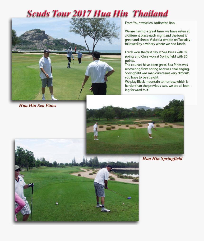 Hua Hin - Pitch And Putt, HD Png Download