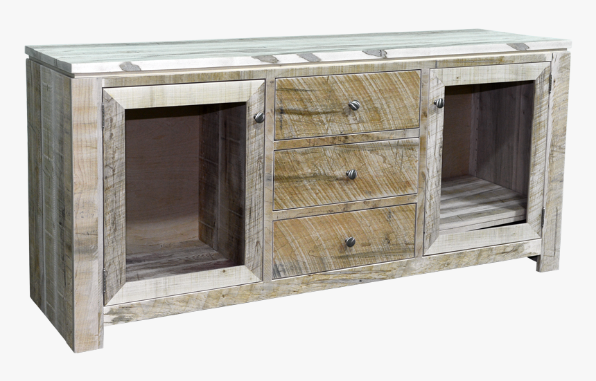 Rough Cut Metro 2 Door 3 Drawer Tv Stand - Sideboard, HD Png Download