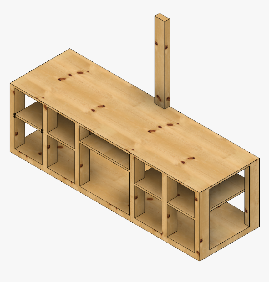 Transparent Tv Stand Png - Plywood, Png Download