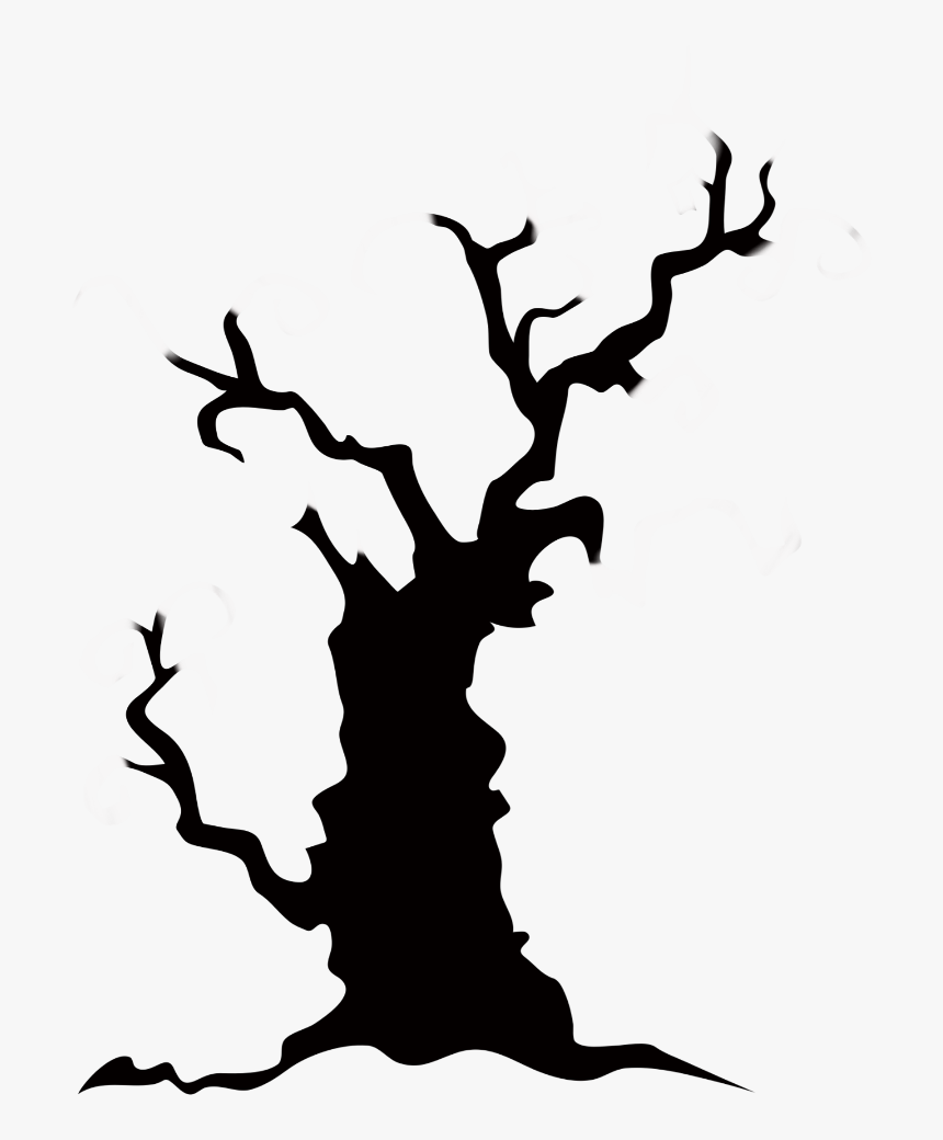 #tree #silohuette #black #trees - Trees Halloween Png Transparent, Png Download