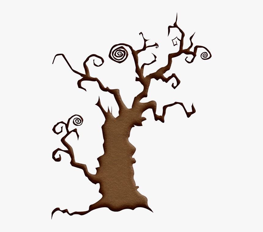 Transparent Arbre Clipart - Trees Halloween White Png Transparent, Png Download