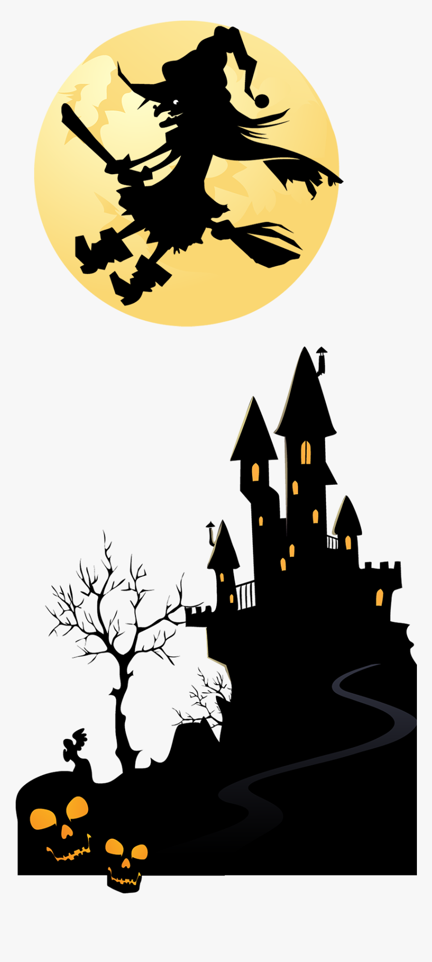 Halloween Free Download Png Hd Clipart - Iphone X Halloween Witch, Transparent Png