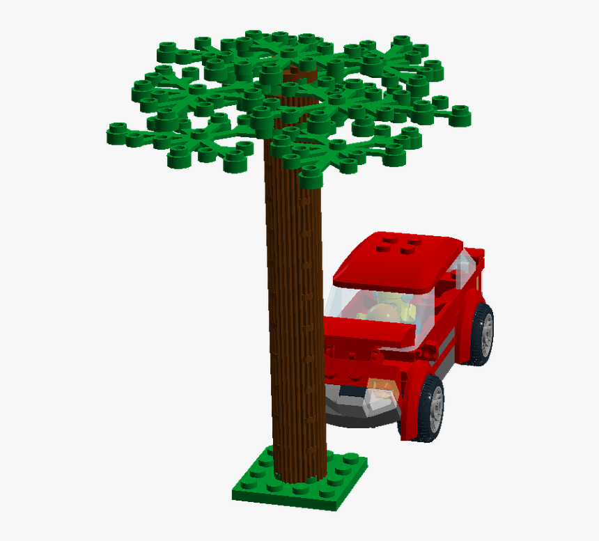 Tree Car Crash Clipart - Construction Set Toy, HD Png Download