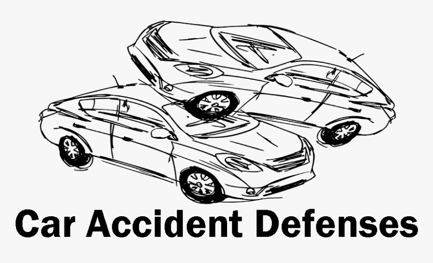 Car Accident Defenses - Road Accident For Drawing, HD Png Download