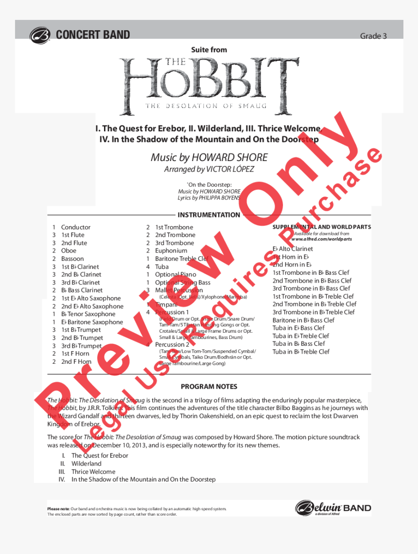 Transparent Smaug Png - Wizard Of Oz Jw Pepper, Png Download