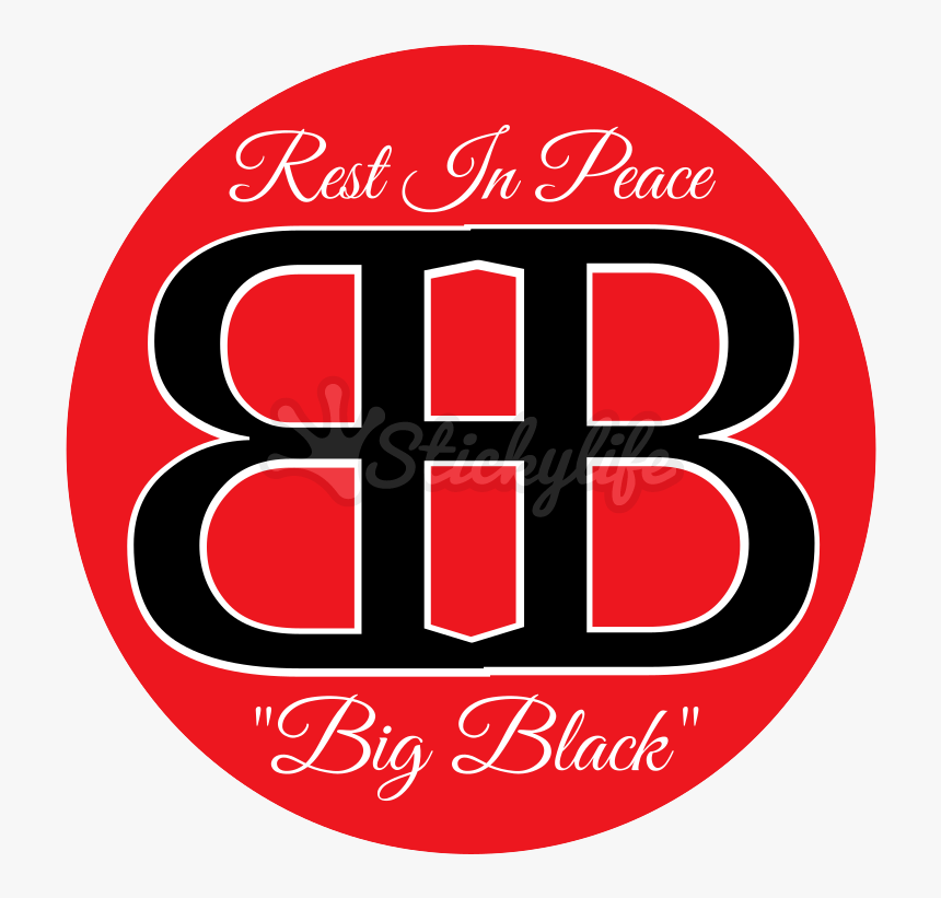 Rest In Peace Big Black Circle Decal - Iyilik Peşinde Koş Png, Transparent Png