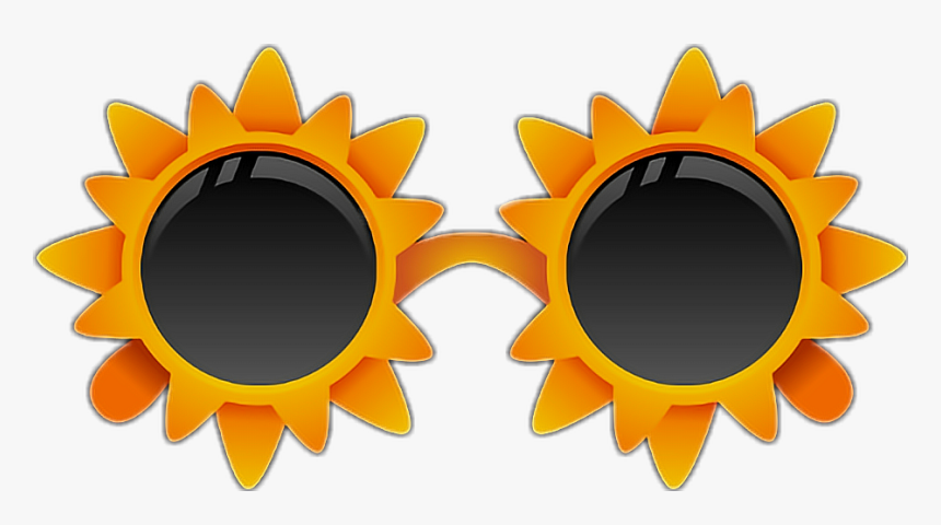 #yellow #summer #sun #glasses #sama - Circle, HD Png Download