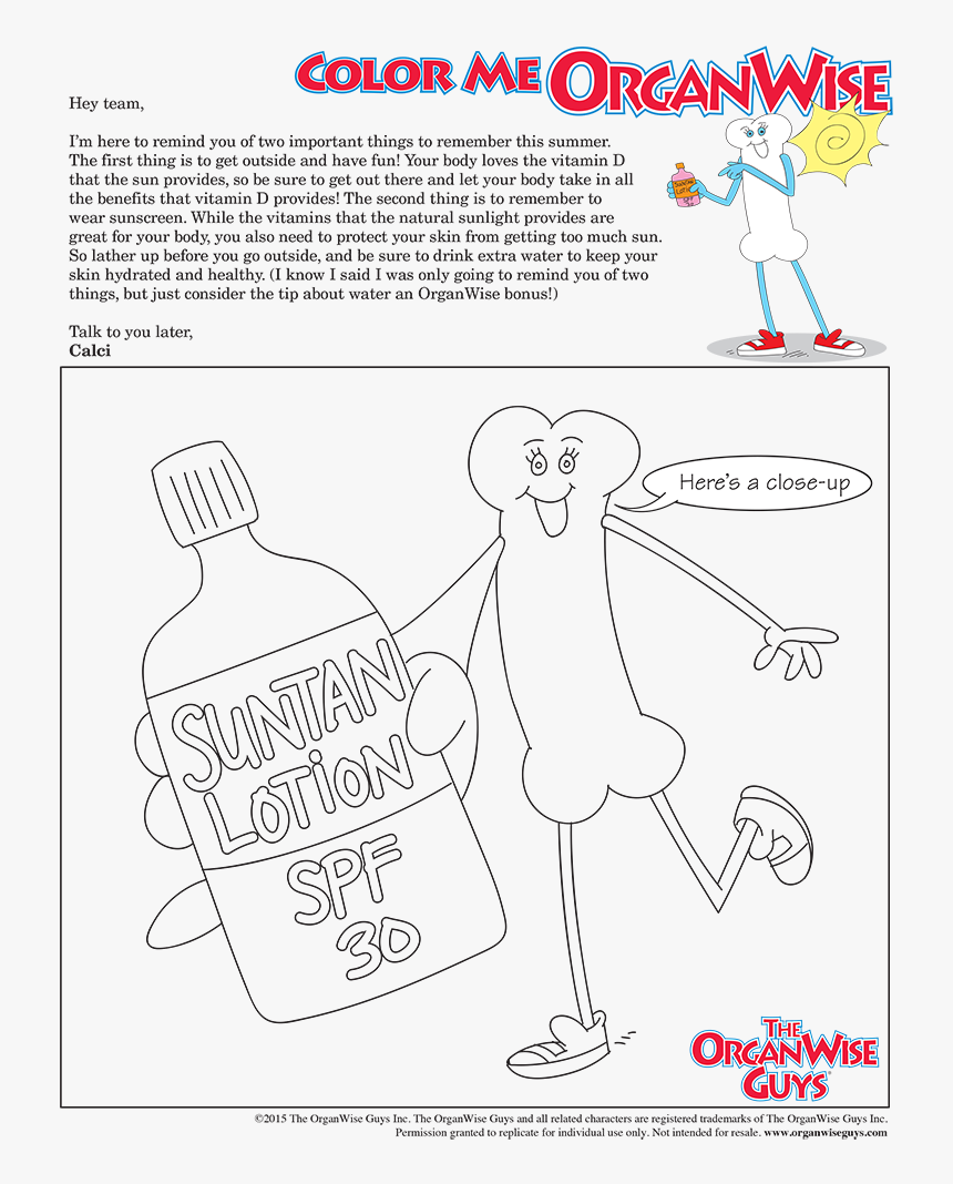 Organwise Guys Activity Sheets June, HD Png Download