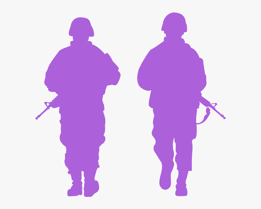 Soldier Silhouettes, HD Png Download