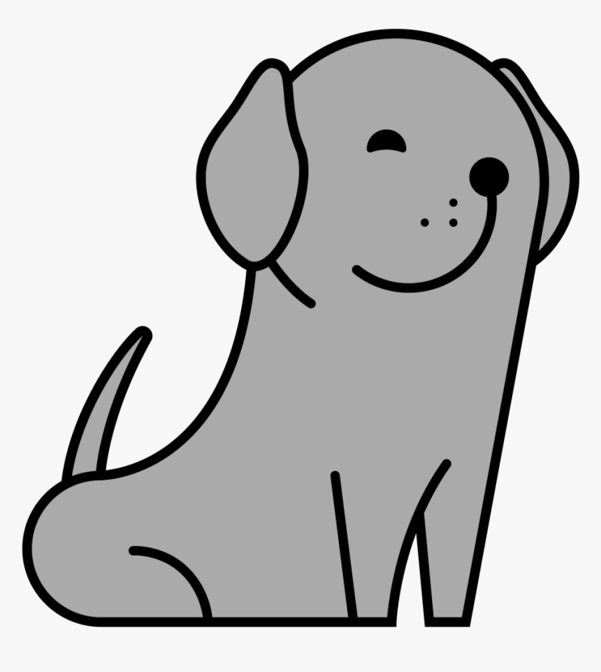 Llr Full Dog Black Rgb 01, HD Png Download
