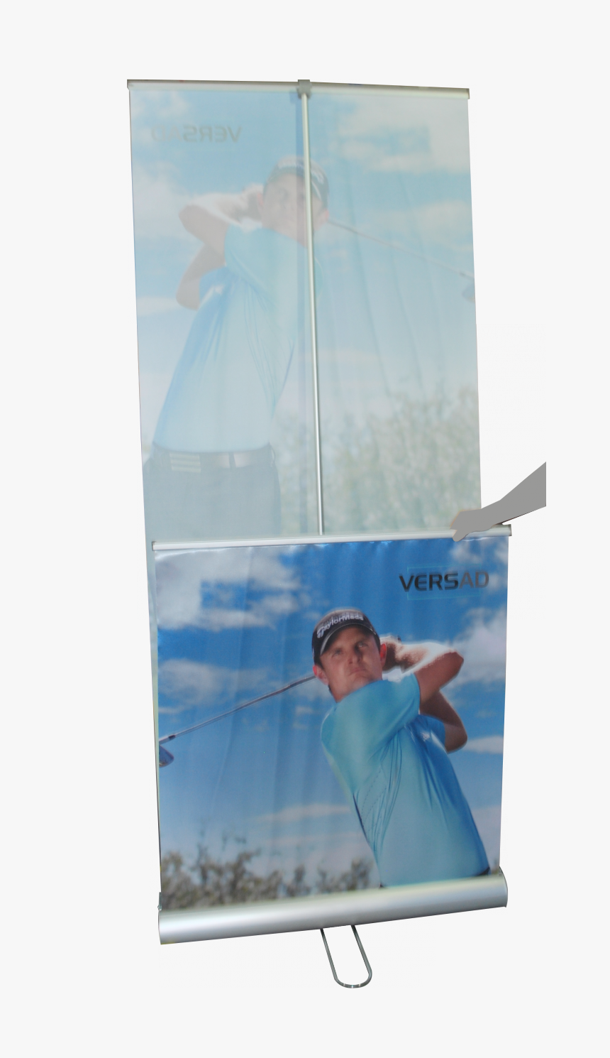 Pull Up Vertical Retractable Banner , Double Sided - Sail, HD Png Download
