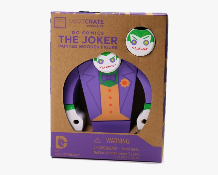 Joker Wooden Figure, HD Png Download