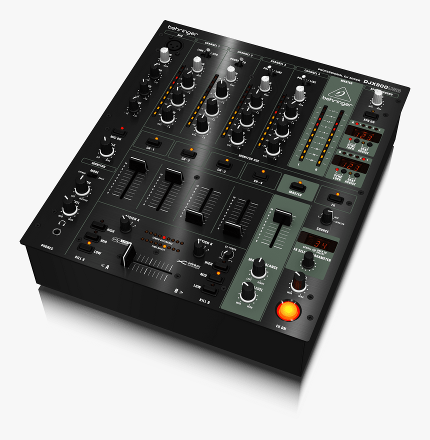 Behringer Djx900usb Professional 5-channel Usb Dj Mixer - Behringer Djx900usb Pro Dj Mixer, HD Png Download