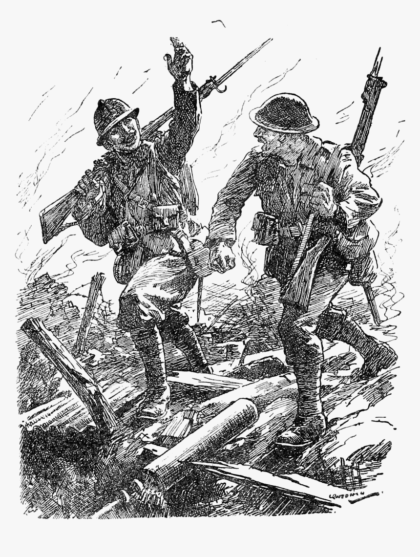 Punch S History Of The Great War P142 - Battle Of Ypres Transparent, HD Png Download